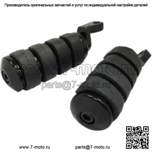 Soft Ride Driver Подножки Черные Harley FX XL 07+ Twin Cam (Для: Harley-Davidson)