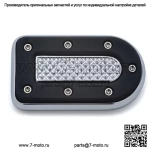 Курякын Хромированная тормозная накладка для тяжелой промышленности Harley FL Touring Softail Dyna (Для: Harley-Davidson)