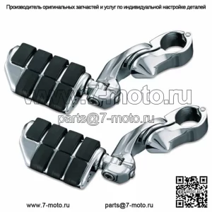 Курякын Хром Передняя 1.25 Защита двигателя Короткие рычаги Iso Highway Pegs Harley Honda (Для: Harley-Davidson)