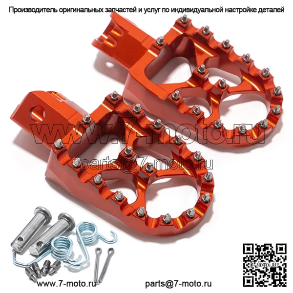 Алюминиевые подножки для мотоциклов с ЧПУ для HONDA CR/CRF/XR 50/70/80/100/110 - Image 2