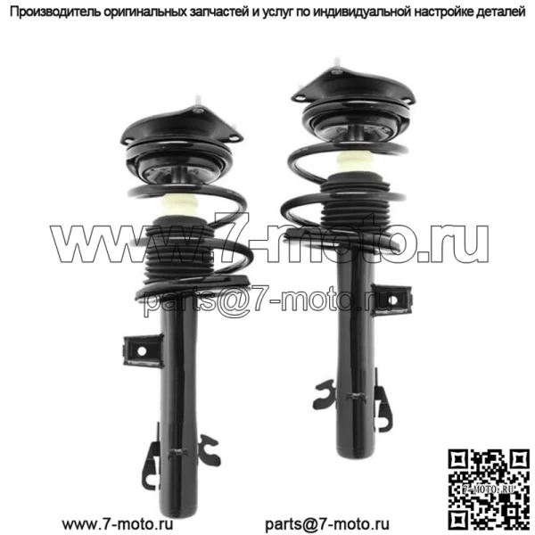 2 новые передние стойки в сборе с пружинными креплениями подходят для Mini Cooper 2002-2006 гг.