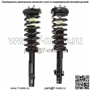2 передние стойки в сборе с пружинными креплениями подходят для Honda Accord 2008–2012 гг.