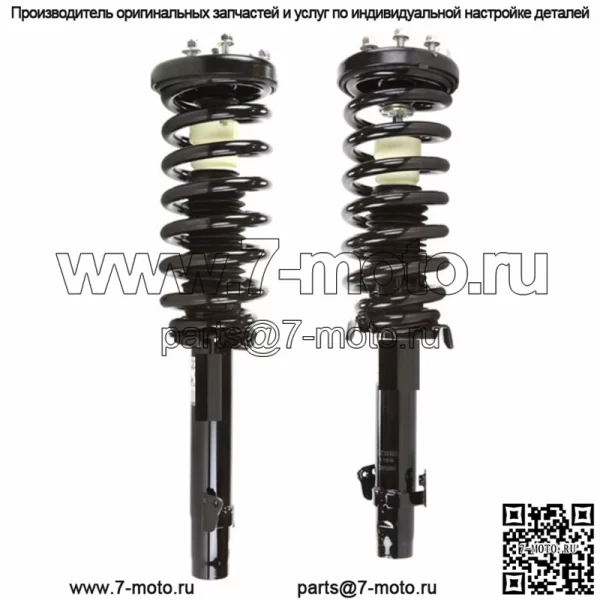 2 передние стойки в сборе с пружинными креплениями подходят для Honda Accord 2008–2012 гг.