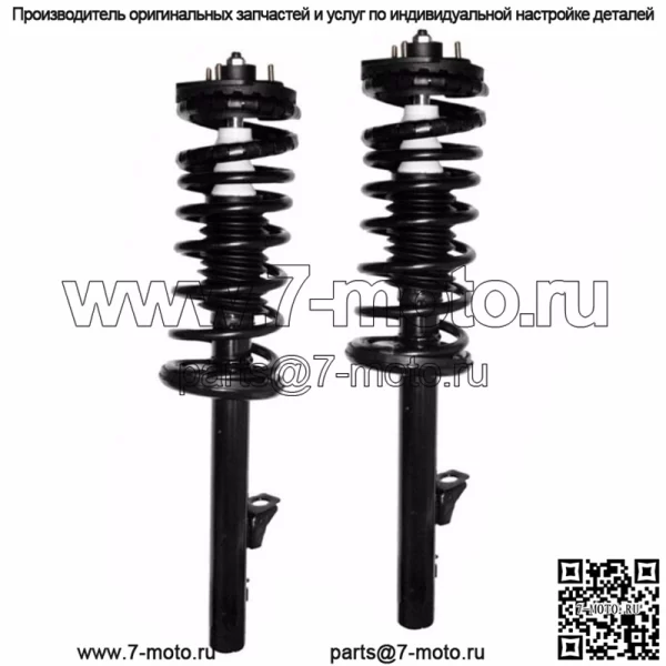2 передние стойки в сборе с пружинными креплениями подходят для Hyundai Azera, Sonata 2006-2010 гг.