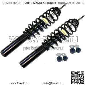 2 передних пружинных амортизатора со втулками подходят для John Deere HPX Gator XUV620i XUV850D (для: John Deere Gator HPX HPX815E)