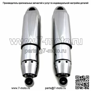 Хромированные амортизаторы AEE 12 дюймов с занижением 1 дюйм Harley Dyna Lowrider Wide Glide FXD (для: Harley-Davidson)