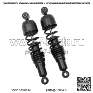 Черный 13-дюймовый амортизатор с азотными пружинами Harley Touring 85-20 (Для: Harley-Davidson)
