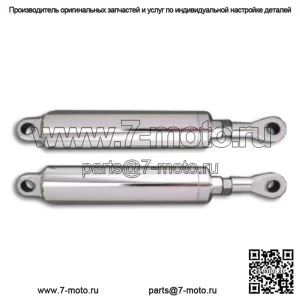 Хромированная заготовка 11-дюймовые амортизаторы, пара комплектов понижающих амортизаторов Harley 89-99 Softail FXST FLST (для: Harley-Davidson)