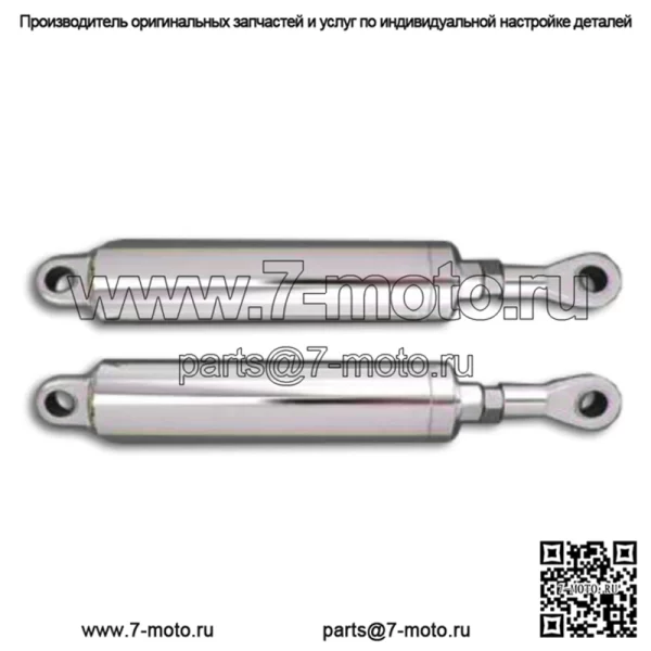 Хромированная заготовка 11-дюймовые амортизаторы, пара комплектов понижающих амортизаторов Harley 89-99 Softail FXST FLST (для: Harley-Davidson)