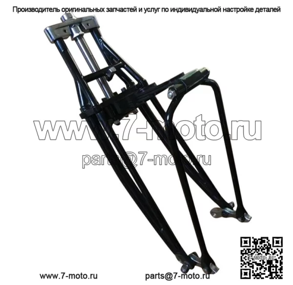 Черная вилка Springer Harley Davidson