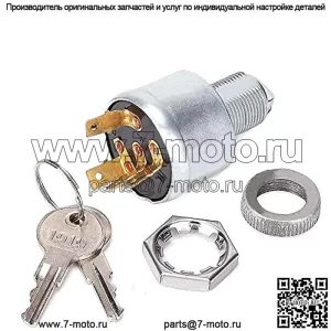 Переключатель с ключом для гольф-кара для EZGO 33639G01, переключатель зажигания для гольф-кара EZGO с подсветкой (стандартный ключ)