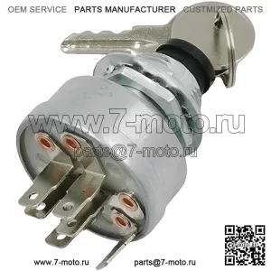 33-377 Ключ зажигания AM101561 430-128 AM107076 для John Deere F910 F925 F930 RX73 RX75 RX95 SX95 SX75 SX95 STX30 STX38 130 165 170 175 180 185 1905 косилка