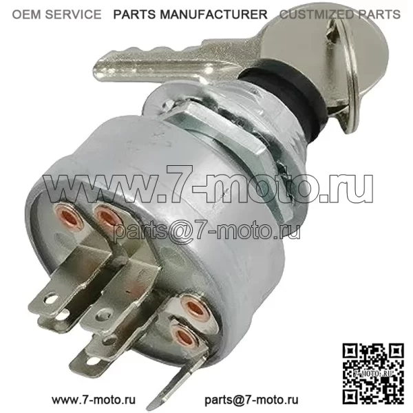 33-377 Ключ зажигания AM101561 430-128 AM107076 для John Deere F910 F925 F930 RX73 RX75 RX95 SX95 SX75 SX95 STX30 STX38 130 165 170 175 180 185 1905 косилка