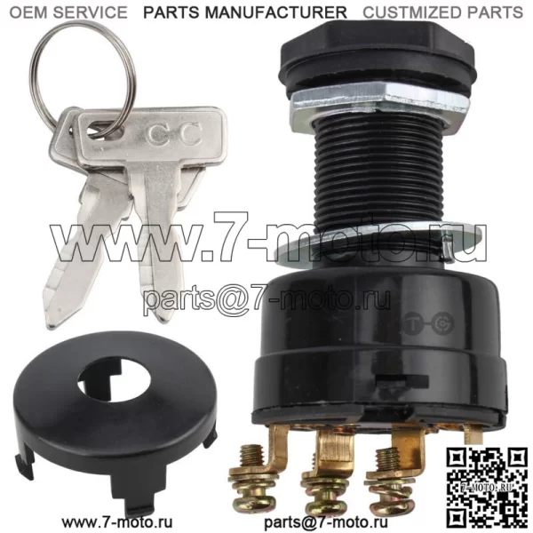 Для Club Car DS Gas Cart 1996 до 1018263-01 Переключатель ключа зажигания для гольф-кара