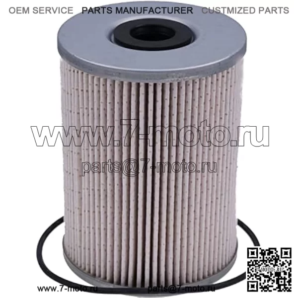 Новый топливный фильтр с уплотнительным кольцом MIU802421 7020012 SN25127 FYD00002532 WF10369 Совместим с John Deere 3032E 3033R 3038E 3039R 3046R 4044M 4044R 4049R 4052M 4052R 4066M 4066Р
