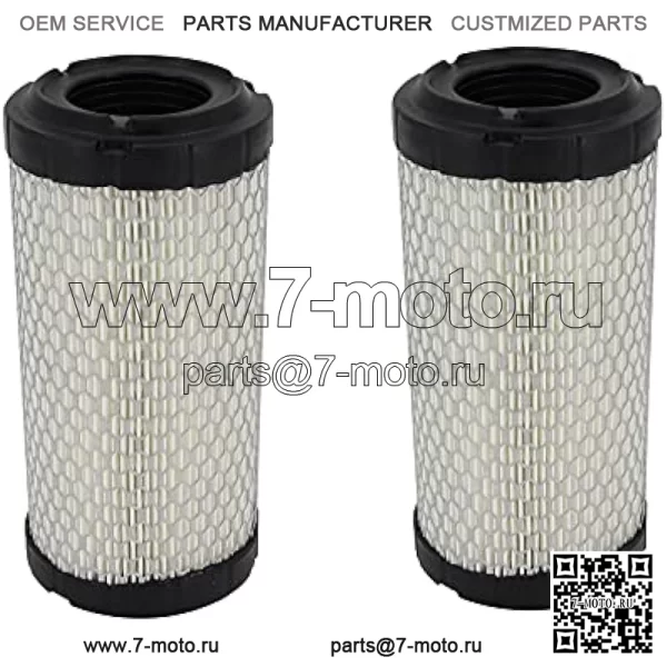 M113621 Воздушный фильтр, совместимый с Baldwin RS3715 Fleetguard AF25550 John Deere M113621 NAPA6449 (2 шт. в упаковке)