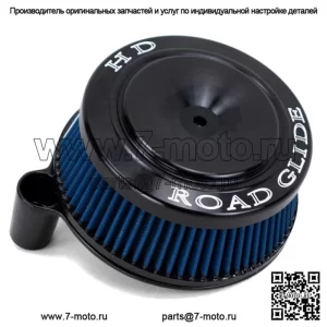 Впускной фильтр воздухоочистителя Black Sucker High Flow Cover ROAD GLIDE Cover Harley Big (Для: Harley-Davidson)