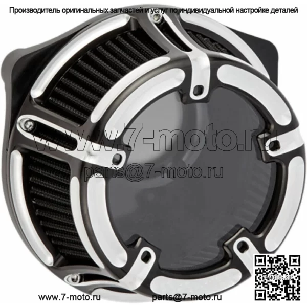 Black Contrast Stage 1 Method Комплект воздушного фильтра Комплект фильтров 08-17 Harley (Для: Harley-Davidson)