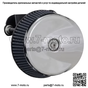 Воздухоочиститель Vance & Hine VO2 Stingray Chrome HighFlow Harley Touring Softail 17+ (Для: Harley-Davidson)