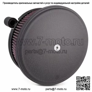 Комплект впускного воздухоочистителя  Black Stage 2 с большой присоской Harley Twin Cam 99-17 (Для: Harley-Davidson)