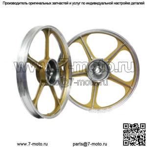 КОМПЛЕКТ СПОРТИВНЫХ ДИСКОВ KAWA-GTO 555 1.40X17(F) 1.60X17(R) ДЛЯ SUZUKI RC GOLD