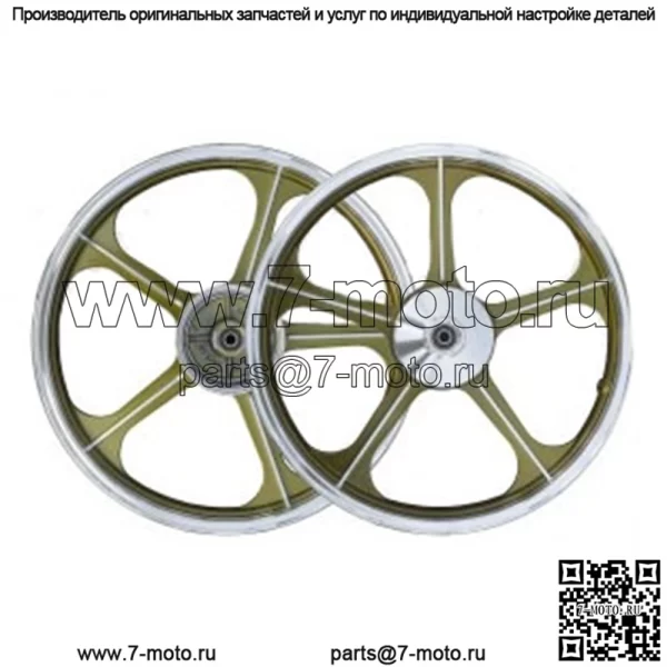 GTO 588 [1,4/1,6 X 17] HONDA WAVE 125R 125X 125S 5-СПИЦЕВЫЙ ВЕЛОСИПЕД ENKEI RACING С КОВЫМ ОБОДОМ СПОРТИВНОГО ОБОДА С ЧПУ