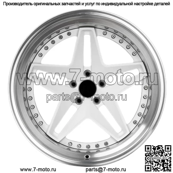 Изготовленное на заказ колесо автомобиля из кованого сплава из 2 частей для A3 A5 A6 A7 R8 - Image 5