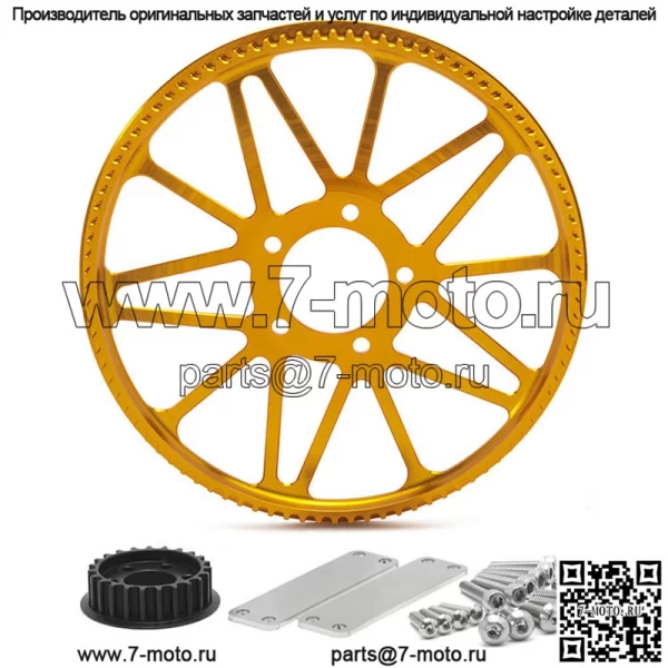 Комплект шкивов вторичного приводного ремня Dirt Ebike 23 28 зубов для Segway X160 и X260 Sur-ron Light Bee - Image 2