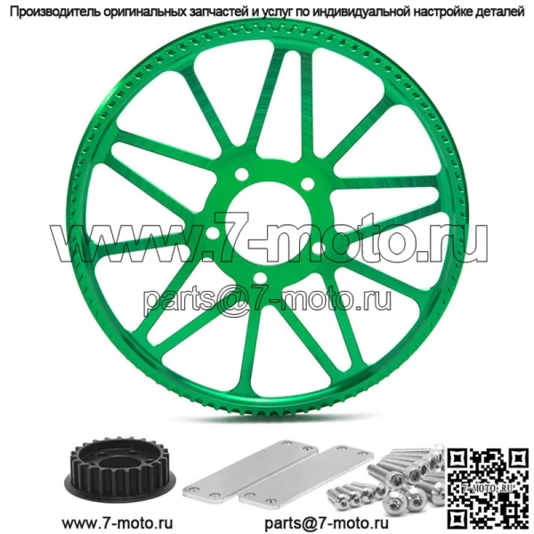 Комплект шкивов вторичного приводного ремня Dirt Ebike 23 28 зубов для Segway X160 и X260 Sur-ron Light Bee - Image 4