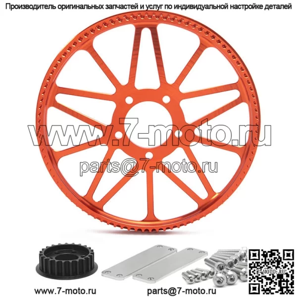 Комплект шкивов вторичного приводного ремня Dirt Ebike 23 28 зубов для Segway X160 и X260 Sur-ron Light Bee - Image 5