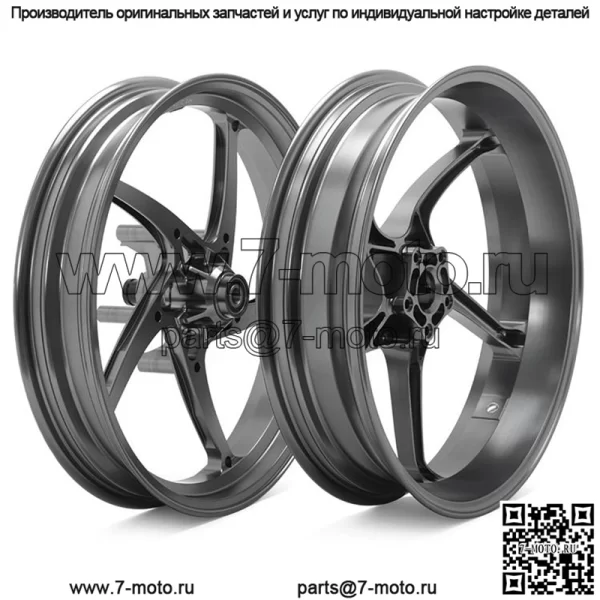 Оптовая продажа комплекта кованых колес для мотоцикла 17*3,0 и 17*4,0 для KOVEMOTO Cobra 321RR - Image 2