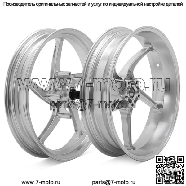 Оптовая продажа комплекта кованых колес для мотоцикла 17*3,0 и 17*4,0 для KOVEMOTO Cobra 321RR - Image 3