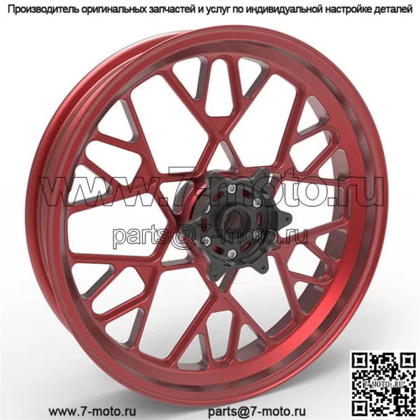 Обработка алюминиевых кованых колес с ЧПУ для мотоциклов - Image 2