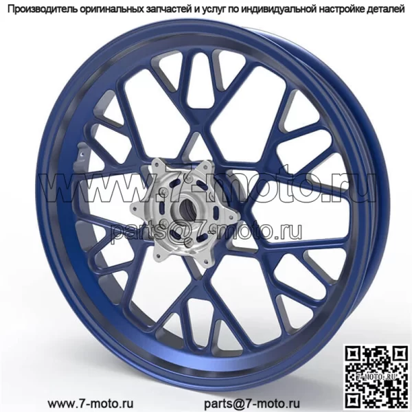 Обработка алюминиевых кованых колес с ЧПУ для мотоциклов - Image 3