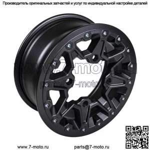 Can-Am 705401678 OEM, черный, передний обод 12 дюймов 2016–2017 Maverick 1000 Max (для: Can-Am Maverick X3 Max R)