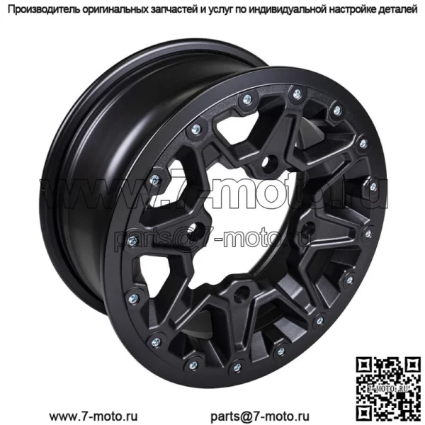 Can-Am 705401678 OEM, черный, передний обод 12 дюймов 2016–2017 Maverick 1000 Max (для: Can-Am Maverick X3 Max R)