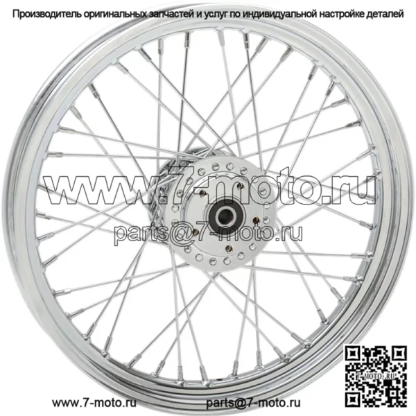 Хромированный передний диск с 40 спицами, 19 x 2,5 дюйма Harley Sporster XL Dyna FXD 2000-2004 (Для: Harley-Davidson)