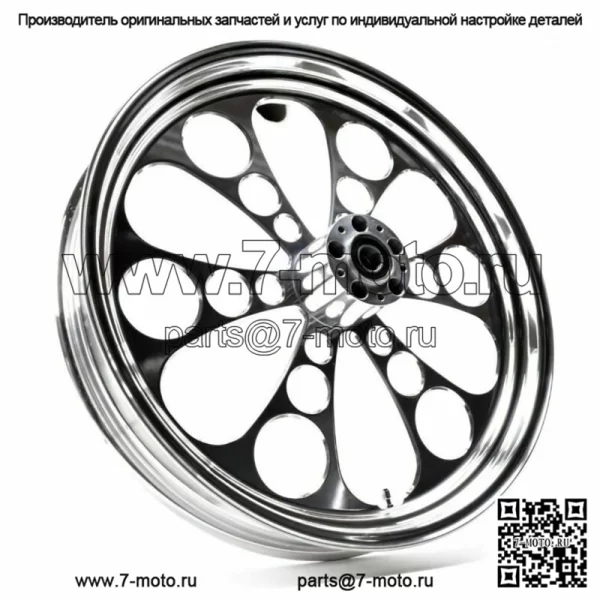Полированный обод переднего колеса Kool Kat 21 X 3.5 Harley Touring Bagger 08-2019 (Для: Harley-Davidson)