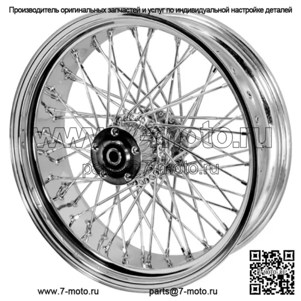 V-Factor 16 x 3,5 Хромированный обод переднего колеса с 60 спицами 84-99 Harley Softail SD (Для: Harley-Davidson)