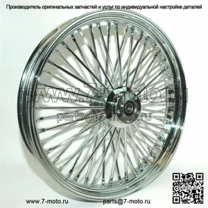 Ultima 48 King Spoke Fat 23 3.5 Передний обод Harley Touring Dual Disc Chrome ABS 08 (Для: Harley-Davidson)