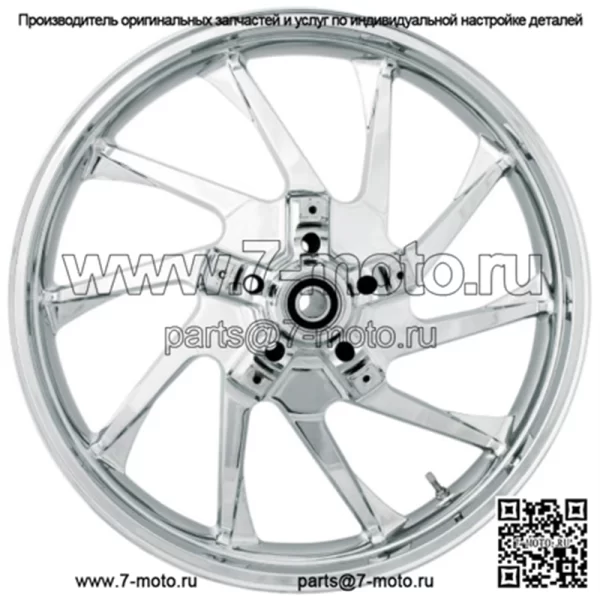 Обод колеса Coastal Moto Chrome Hurricane Precision 21 3,5 08+ Harley Touring ABS (Для: Harley-Davidson)