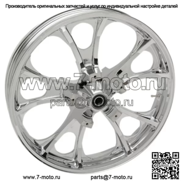 Coastal Moto Chrome Largo Precision Front 21 3.5 Обод колеса 2008+ Harley Touring (Для: Harley-Davidson)