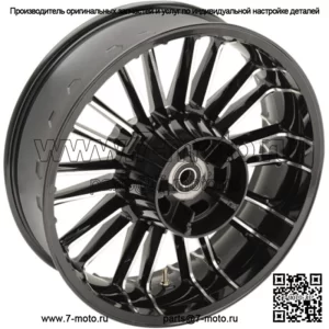 Coastal Moto Black Cut Atlantic Precision Wheel Rim 18 5.5 2009+ Harley Touring (Для: Harley-Davidson)