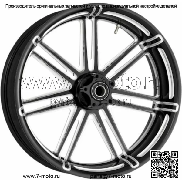 7 Valve Черный задний обод колеса 18 "X 5,5" ABS Harley Touring 2009-2018 (Для: Harley-Davidson)