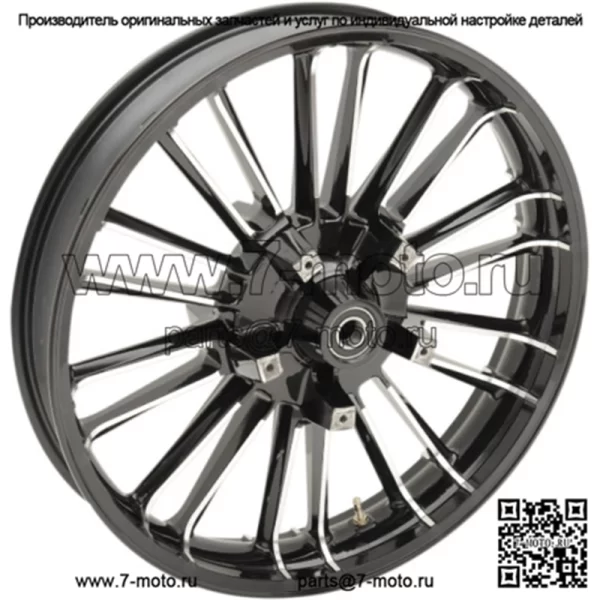 Coastal Moto Black Cut Atlantic Precision 21x3.5 Обод колеса 2008+ Harley Touring (Для: Harley-Davidson)