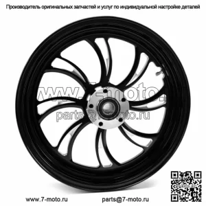 Ultima Vortex Black Billet Aluminium 18 3.5 Задний обод Harley Touring Softail (Для: Harley-Davidson)
