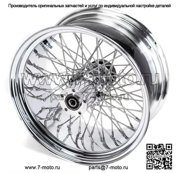 Комплекты хромированных задних колес шириной 18 дюймов для Harley