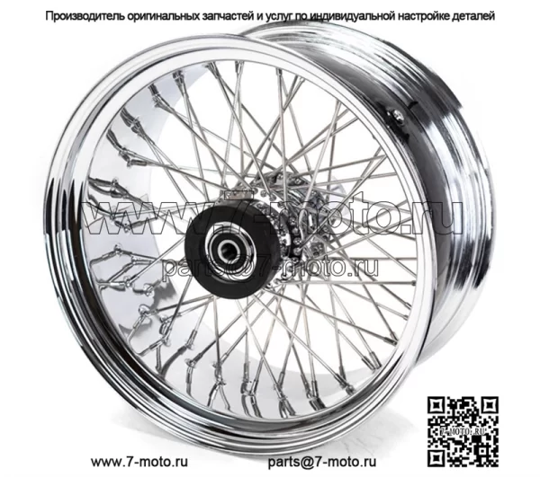 Комплекты хромированных задних колес шириной 18 дюймов для Harley - Image 2