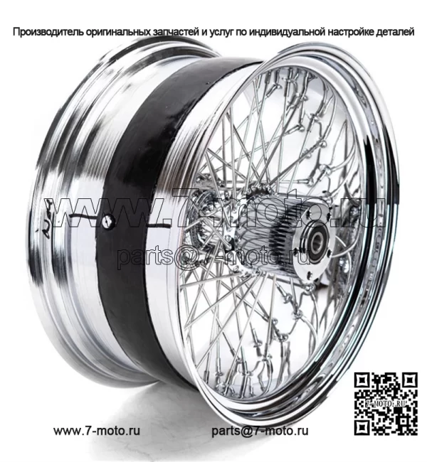 Комплекты хромированных задних колес шириной 18 дюймов для Harley - Image 5