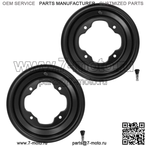 Диски передних колес для Yamaha Warrior 350 YFM350 1989-1990 1997-2004 гг. - Image 4